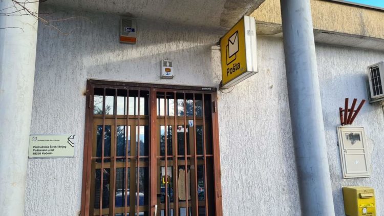 Pošta na Kočerinu nastavlja s radom 10. siječnja