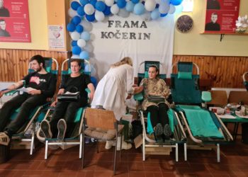 Kočerin: Prikupljeno 35 doza krvi