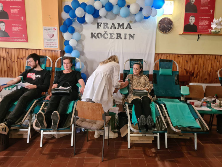 Kočerin: Prikupljeno 35 doza krvi
