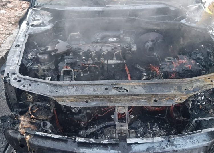 Automobil se zapalio u vožnji u Širokom Brijegu
