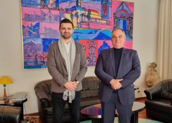 Radni sastanak načelnika Ante Begića i župana Blaženka Bobana