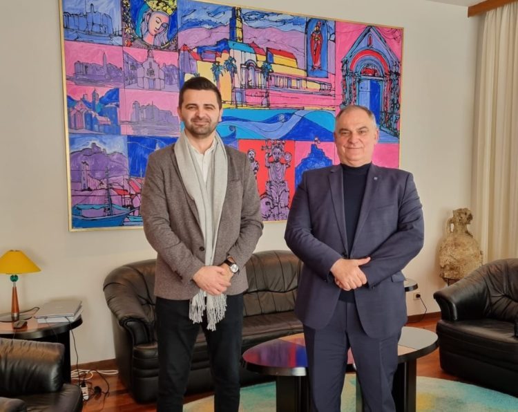 Radni sastanak načelnika Ante Begića i župana Blaženka Bobana