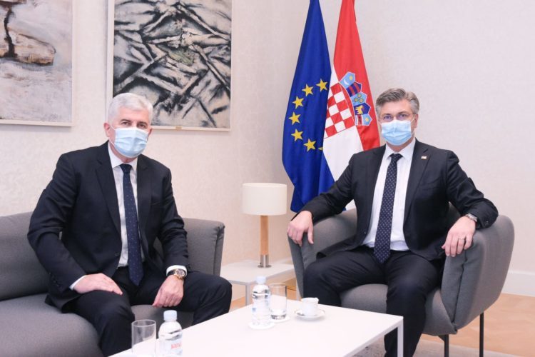 Čović i Plenković: Potrebna žurna stabilizacija BiH kroz što skorije izmjene Izbornog zakona