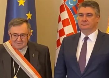 Milanović odlikovao kardinala Puljića