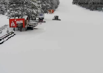 Na Blidinju pada snijeg, temperatura ispod nule