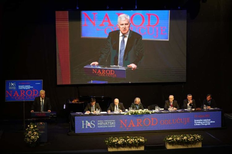 Čović međunarodnim dužnosnicima uputio pismo sa zaključcima HNS-a