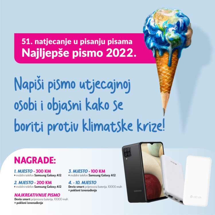 Napiši najljepše pismo i osvoji vrijedne nagrade