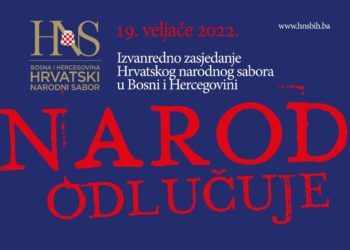 Izvanredno zasjedanje HNS BiH pod sloganom “Narod odlučuje”