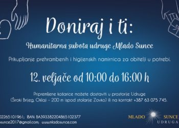Doniraj i ti: Humanitarna subota udruge Mlado Sunce