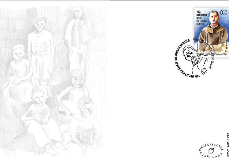 HP Mostar prigodnom markom obilježava 100. obljetnicu smrti fra Didaka Buntića