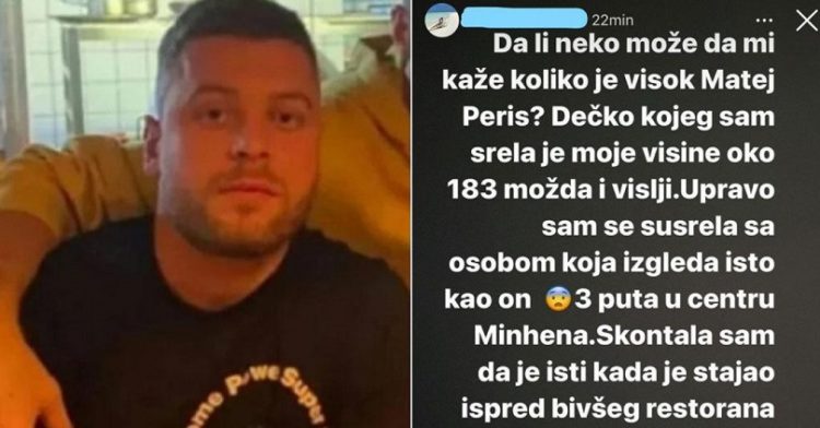 MUP provjerava je li Matej Periš viđen u Njemačkoj?