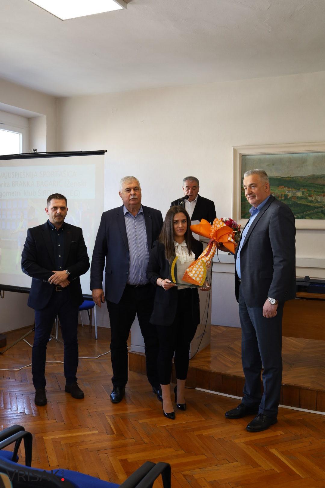 Ivan Kvesić i Branka Bagarić izabrani za najbolje športaše Grada Širokog Brijega