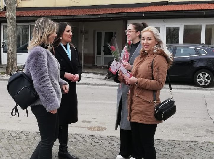 Druženje u središtu Širokog Brijega povodom Međunarodnog dana žena