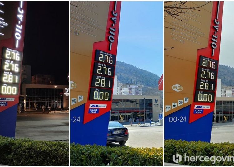 Državu trese groznica oko cijene goriva, a u Mostaru skoro da i nema promjene