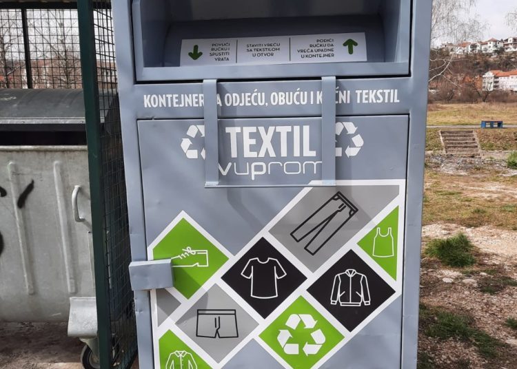 Postavljeni reciklažni kontejneri za tekstil u Širokom Brijegu