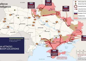 Objavljena najnovija karta ruskih napada u Ukrajini