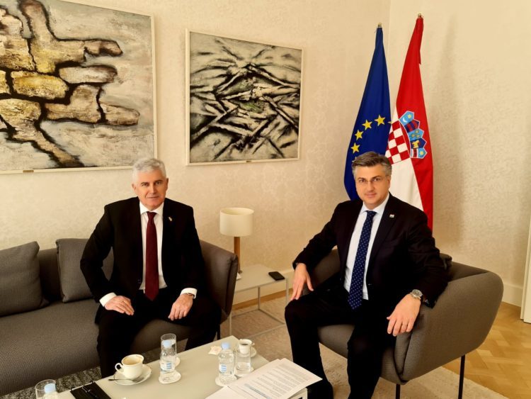 Čović i Plenković: Konačan dogovor o izbornoj reformi mora biti postignut