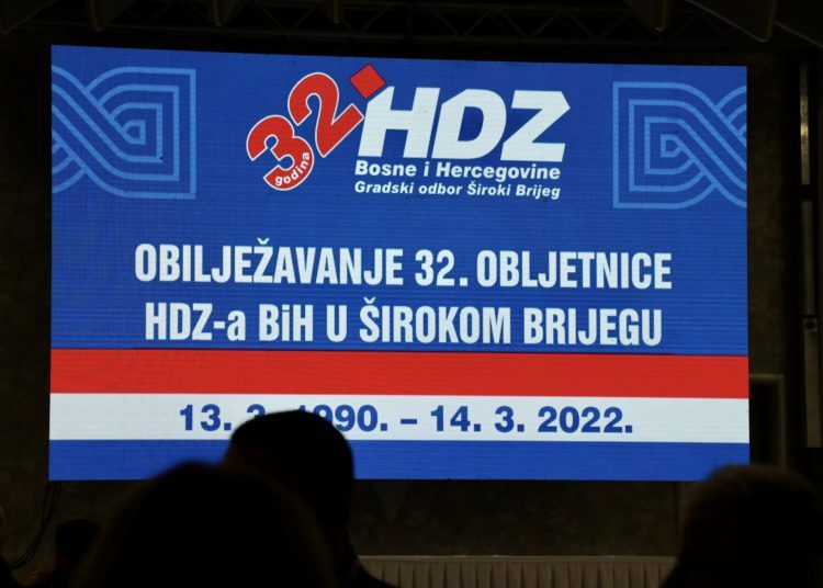 Svečano obilježena 32. obljetnica osnutka HDZ BiH Široki Brijeg