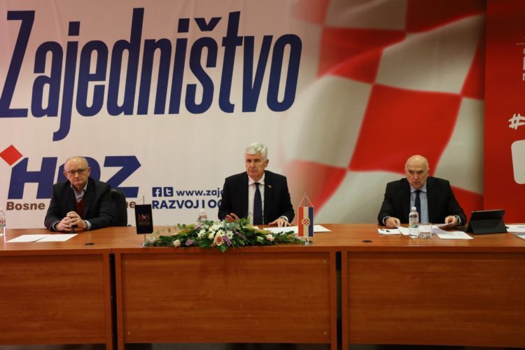 Predsjedništvo HNS-a: Nove okolnosti u Europi ukazale su na važnost žurnog stabiliziranja odnosa u BiH