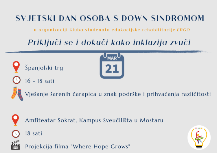 Posjetite u ponedjeljak Španjolski trg u Mostaru i ostavite svoju šarenu čarapicu