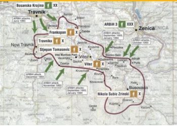 Ukrajinci se uspješno brane kao HVO od napada višestruko brojnije Armije BiH u središnjoj Bosni