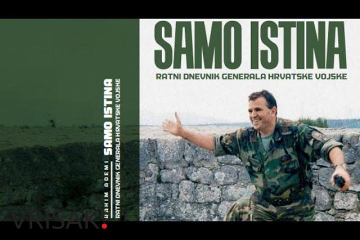 Najava: Predstavljanje knjige „Samo istina“ – ratni dnevnik generala HV-a Rahima Ademija u Posušju
