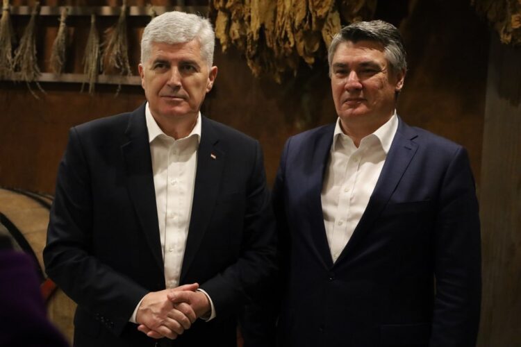 Održan sastanak predsjednika Čovića, predsjednika stranaka HNS-a i predsjednika Republike Hrvatske Milanovića