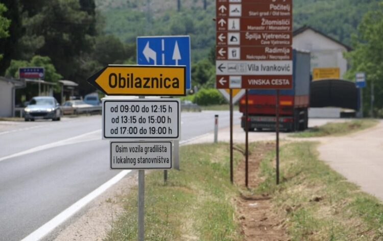 Alternativni pravci za prometovanje od Mostara do Čapljine
