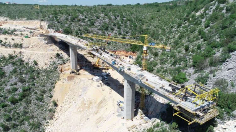 Spojen vijadukt iznad Rodoča, Hercegovina prometno čvorište