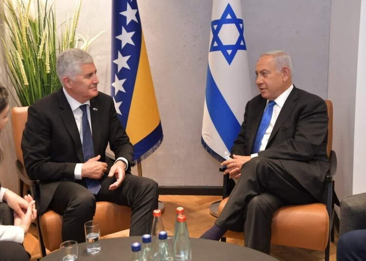 Čović posjetio Yad Vashem; susreo se s Benjaminom Netanyahuom