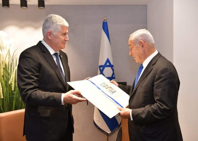 Čović posjetio Yad Vashem; susreo se s Benjaminom Netanyahuom