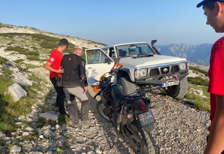 Švicarski motociklist ozlijeđen na Čvrsnici