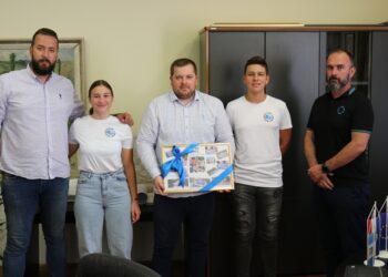 Gradonačelnik Markotić i predsjednik Gradskog vijeća Kvesić primili članove BK Ljubuški