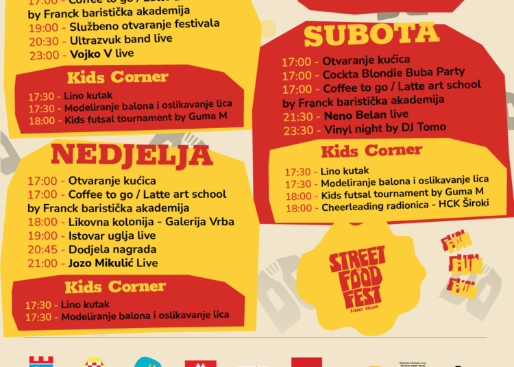 U petak počinje Street Food Fest: Definitivno nezaobilazan događaj za sve ljubitelje dobre klope
