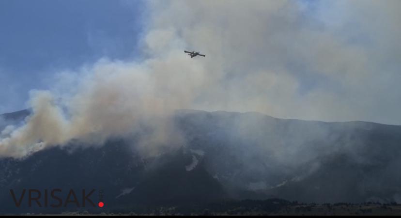 Video s Blidinja: Stigao kanader na Čvrsnicu!