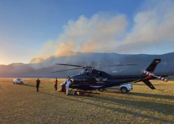 Požar na Blidinju: U pomoć stigao helikopter iz Republike Srpske i kanader iz Hrvatske
