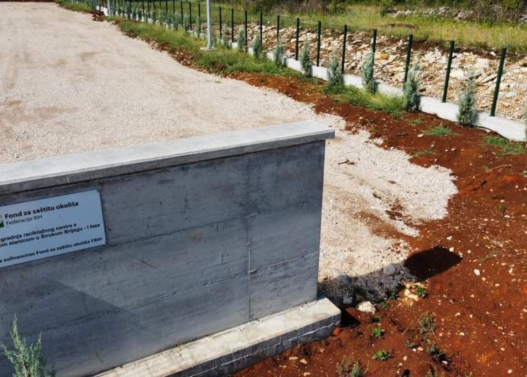 Završena prva faza izgradnje reciklažnog centra s pretovarnom stanicom u Širokom Brijegu
