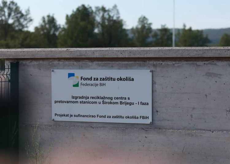 Završena prva faza izgradnje reciklažnog centra s pretovarnom stanicom u Širokom Brijegu