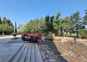 U tijeku pripreme za koncert na Brigu