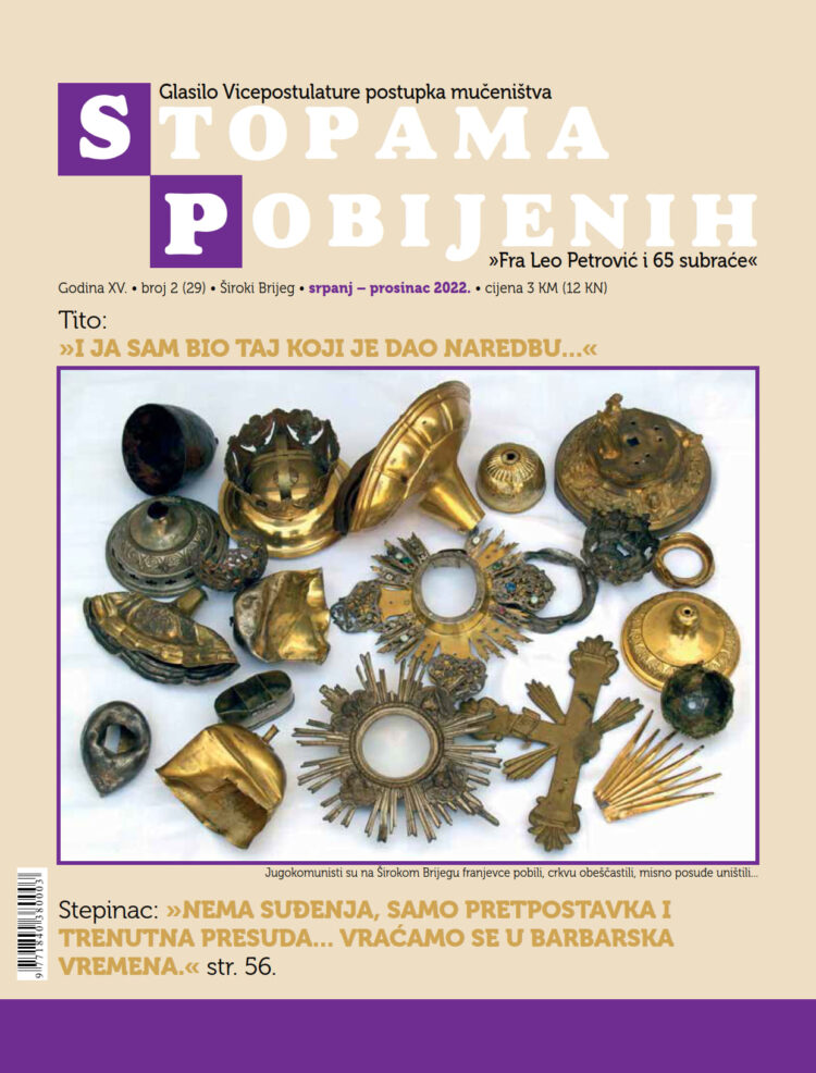 Izašao je 29. broj glasila »Stopama pobijenih«