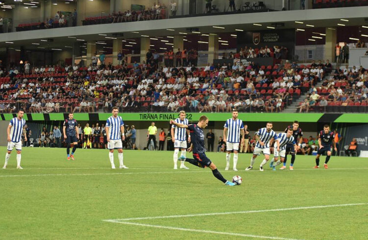 Zrinjski slavio protiv Tirane