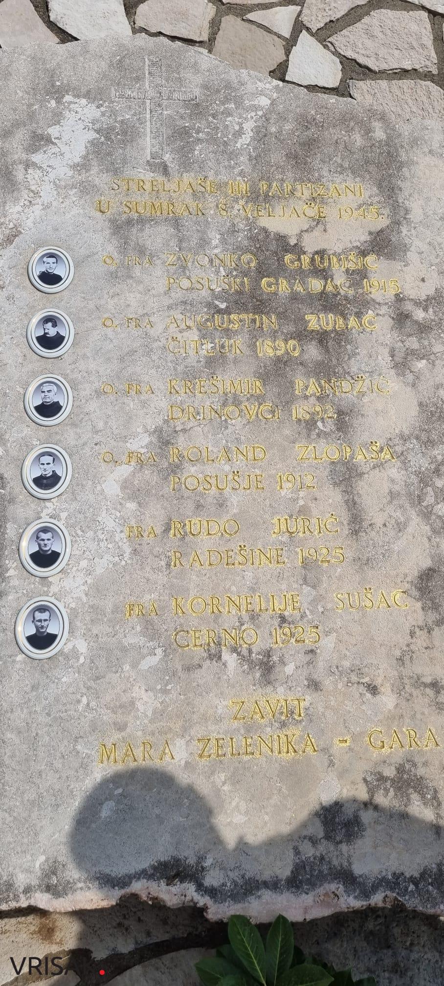 U Gornjem Gracu služena sveta misa za pobijene fratre