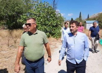 Kordić i Marić obišli lokaciju na kojoj će se graditi olimpijski bazen