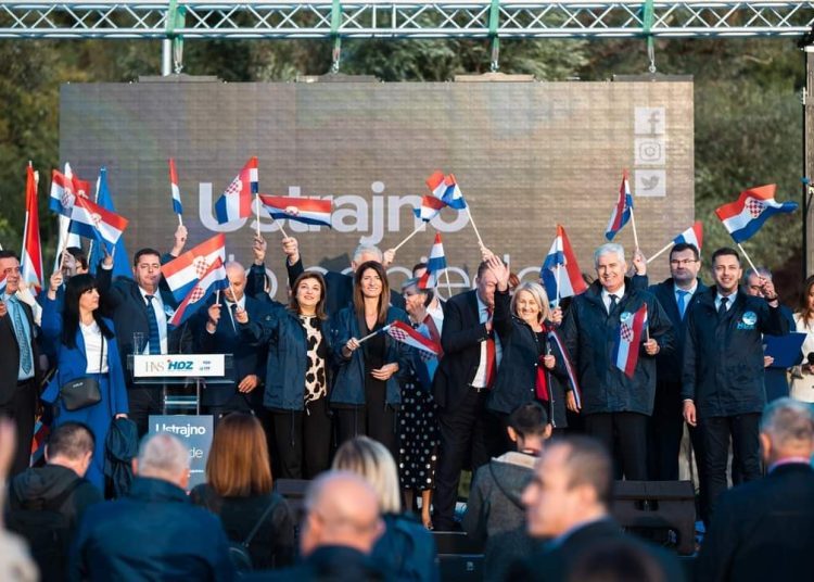 Održan završni predizborni skup HDZ BiH za Široki Brijeg