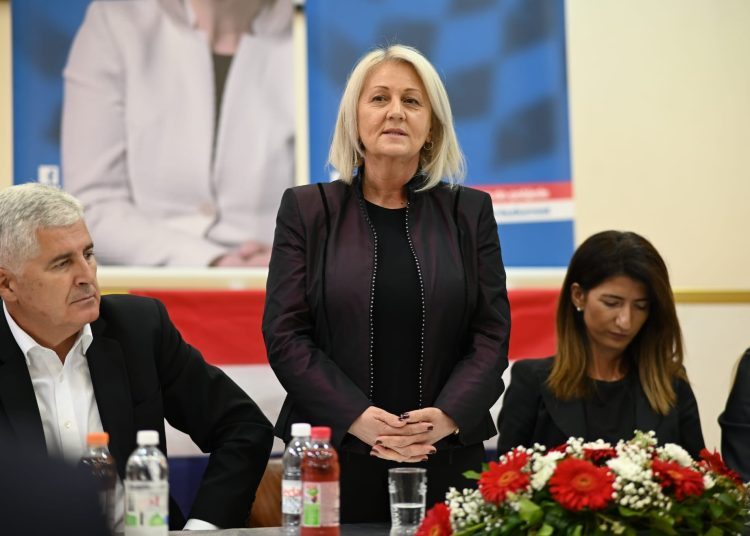 Borjana Krišto u Konjicu: Ustrajno ćemo se boriti za svoju domovinu