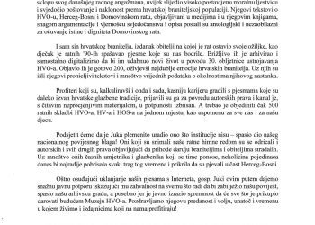 Donosimo: Reakcija na brisanje YouTube kanala s ratnim pjesmama HVO-a: Darko Juka je uradio ono što institucije nisu!