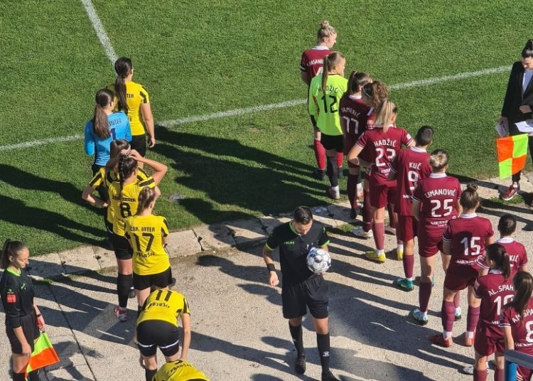 ŽNK Inter pobjedom nad Sarajevom preuzeo vrh ljestvice