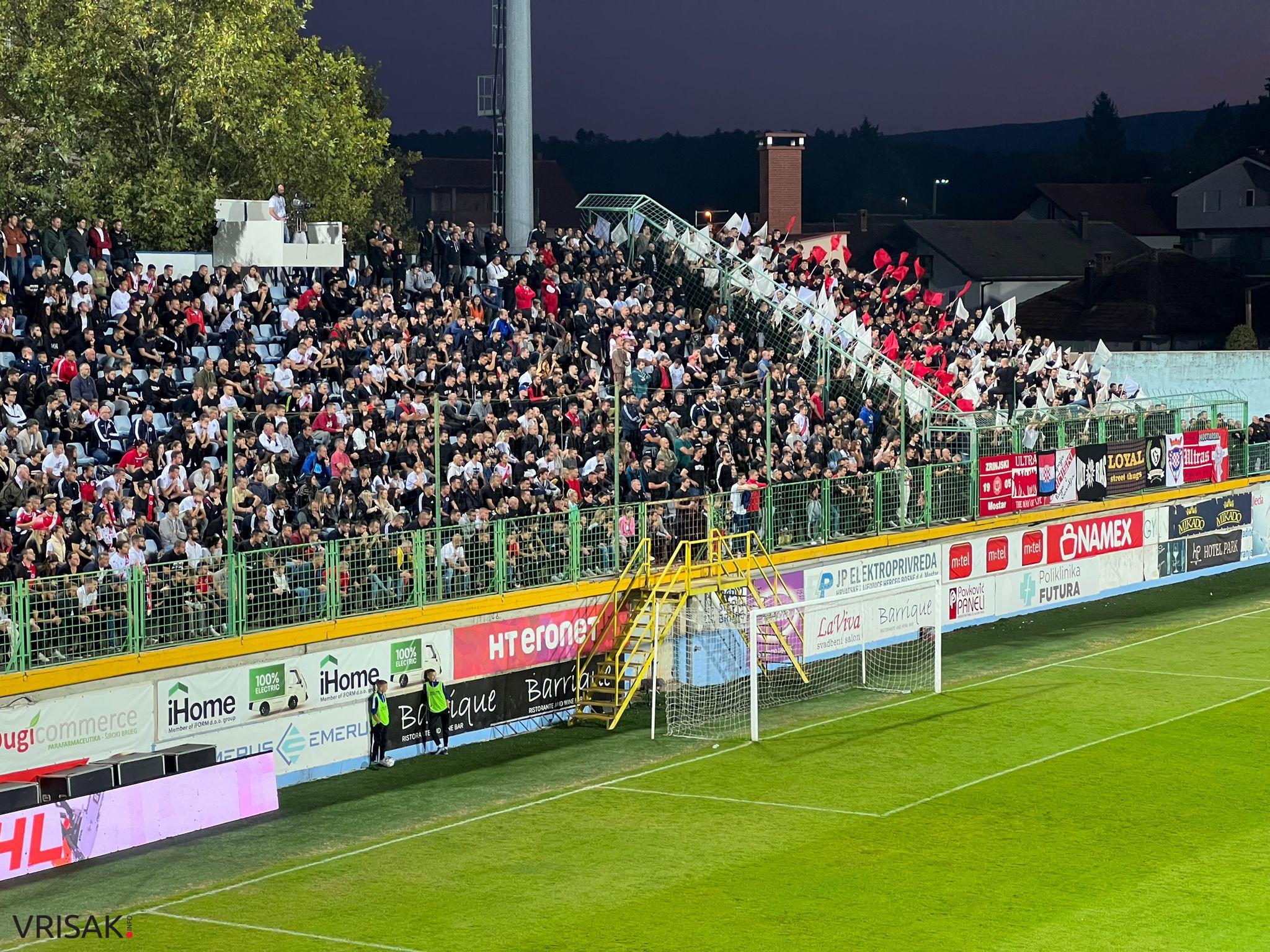 Široki Brijeg i Zrinjski podijelili bodove u hercegovačkom derbiju