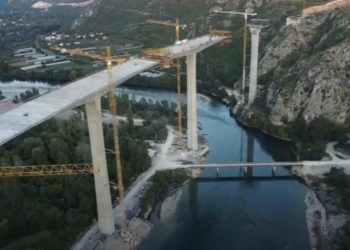 Pogledajte kako izgleda najveći most u BiH: Objavljena je snimka impozantne građevine koja se proteže nad kanjonom Neretve
