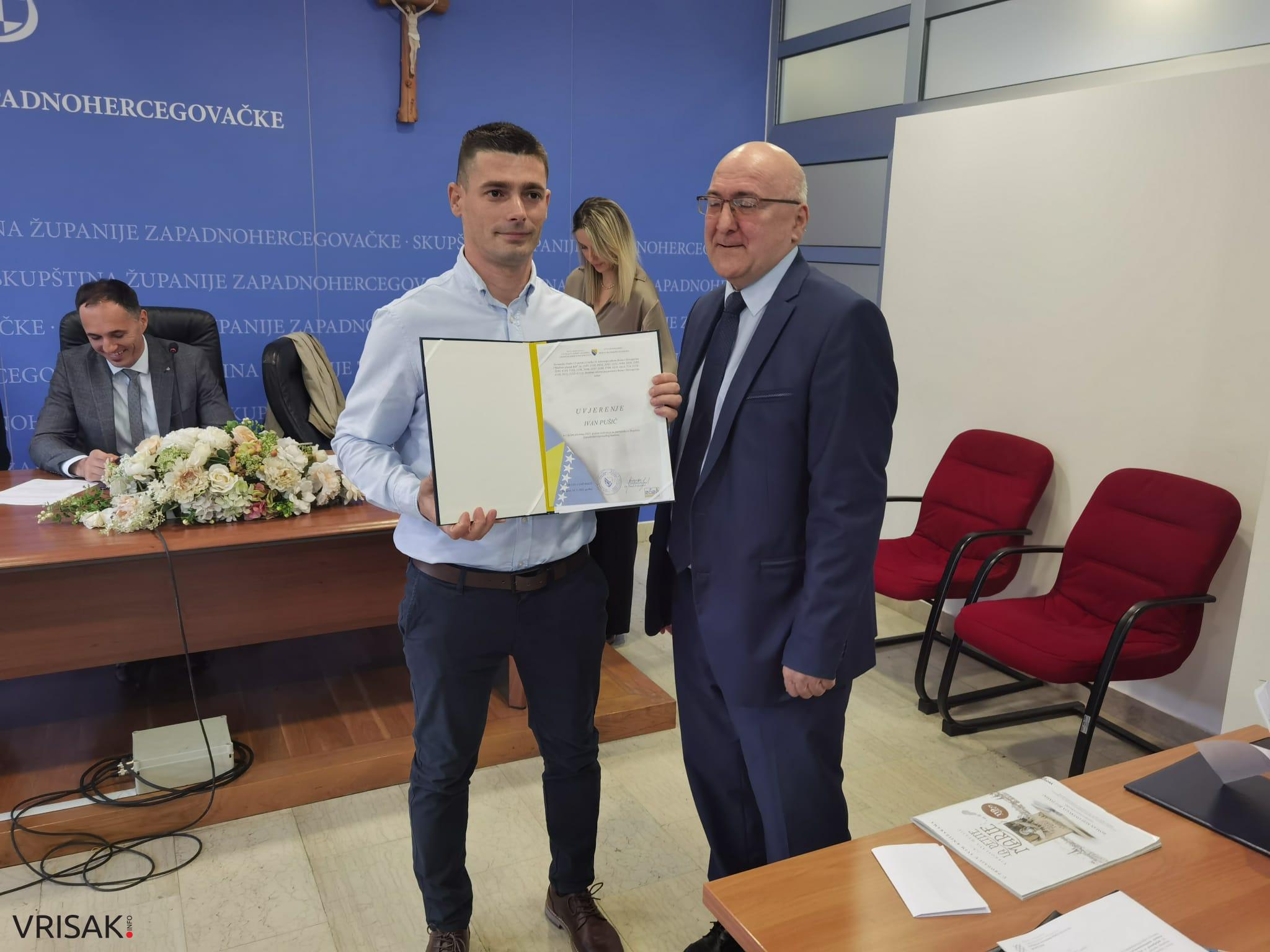 Održana konstituirajuća sjednica Skupštine ŽZH: Ivan Damjanović predsjednik Kluba Hrvata